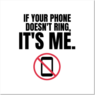 Autism Memes If Your Phone Doesn't Ring, It's Me Funny Autistic Gift No Communication I Hate Phone Calls Do Not Call Me I Won't Call You Leave Me Alone I'd Rather Text Phonephobic Posters and Art